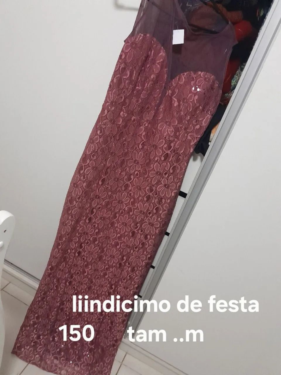 Vestido d festa lindo  tam m 