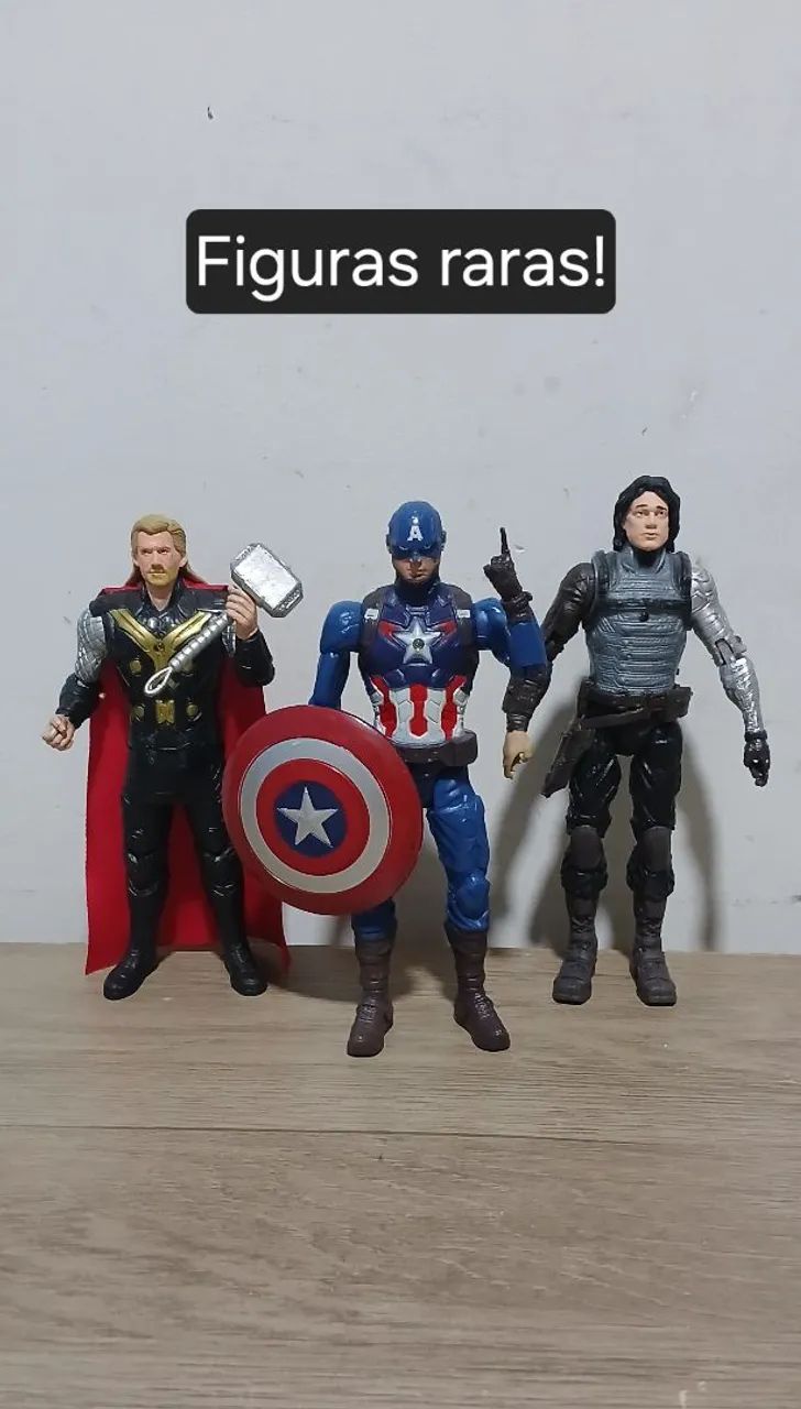 Bonecos vingadores marvel bootlegs lote - Foto 5