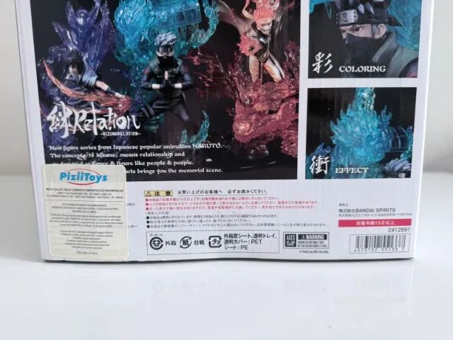 Estátua Kakashi Hatake Susano kizuna relation: Naruto Shippuden Figuarts ZERO - BANDAI - Foto 5