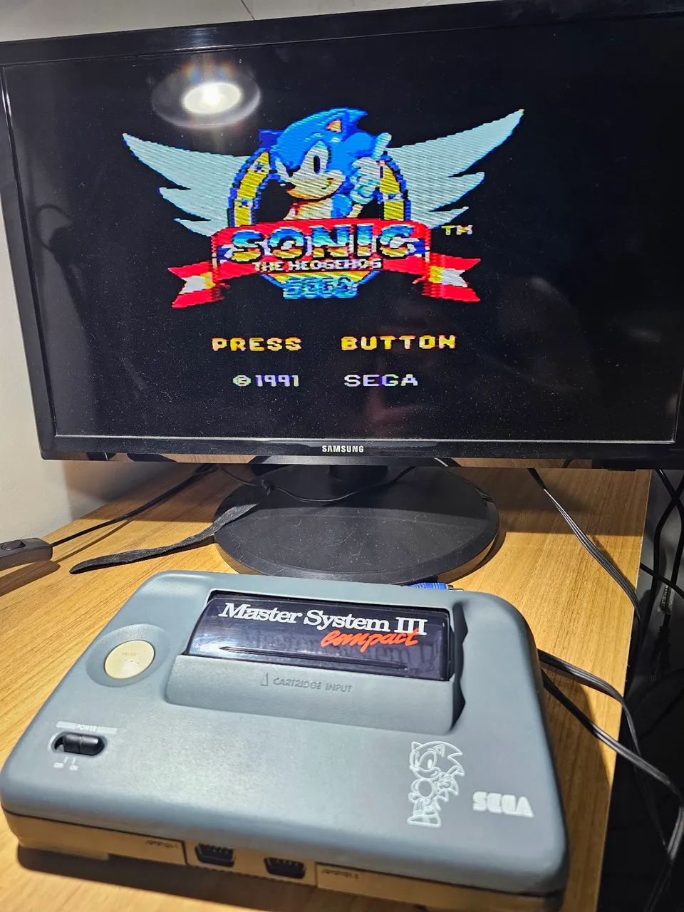 Master System 3 Compact com AV MOD