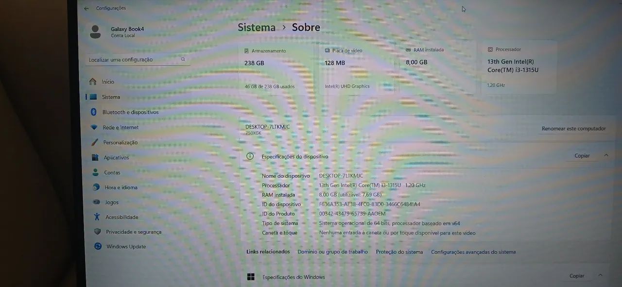 Notebook Samsung Galaxy book 4 - Foto 5