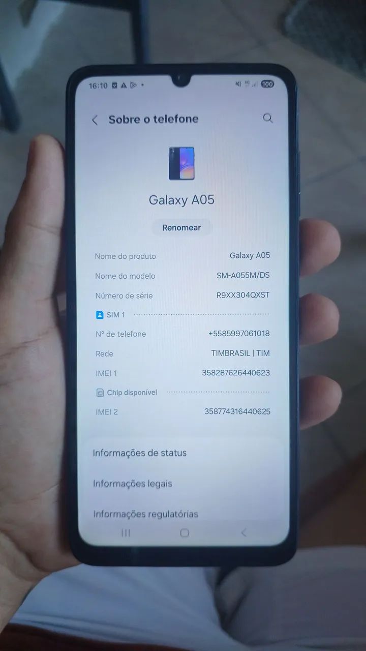Samsung galaxy A05