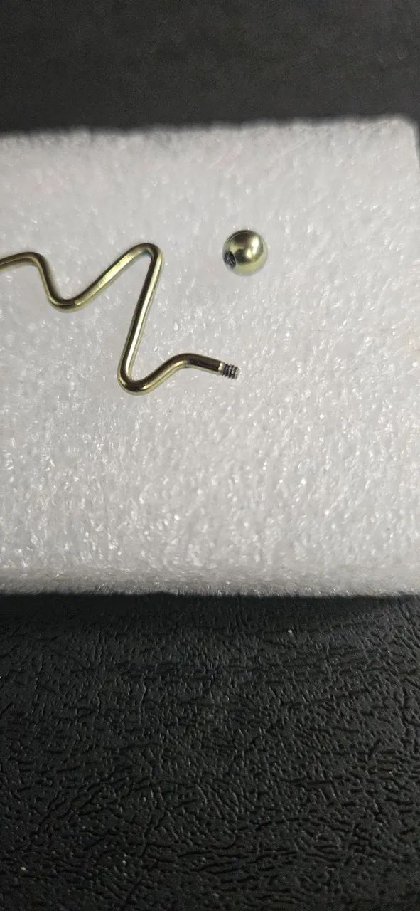 Piercing Transversal Titânio NOVO - Foto 3