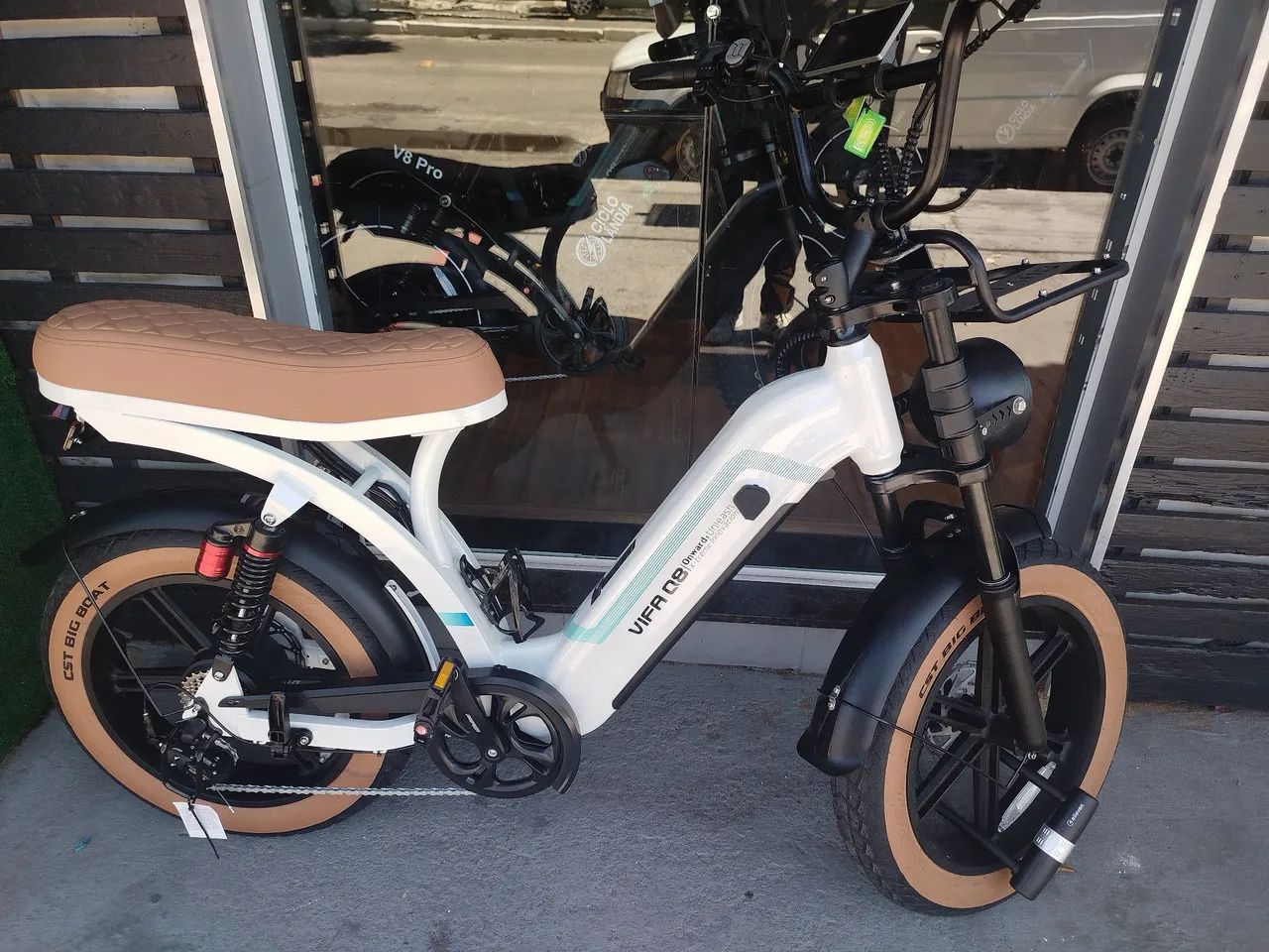 Bicicleta elétrica Ouxi Q8 48V 1000W - Foto 4