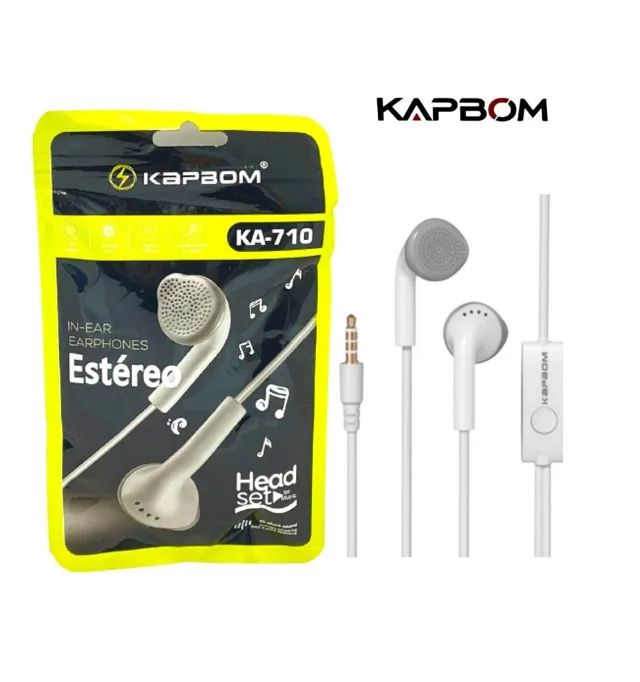 Fone Estéreo com Microfone Kapbom