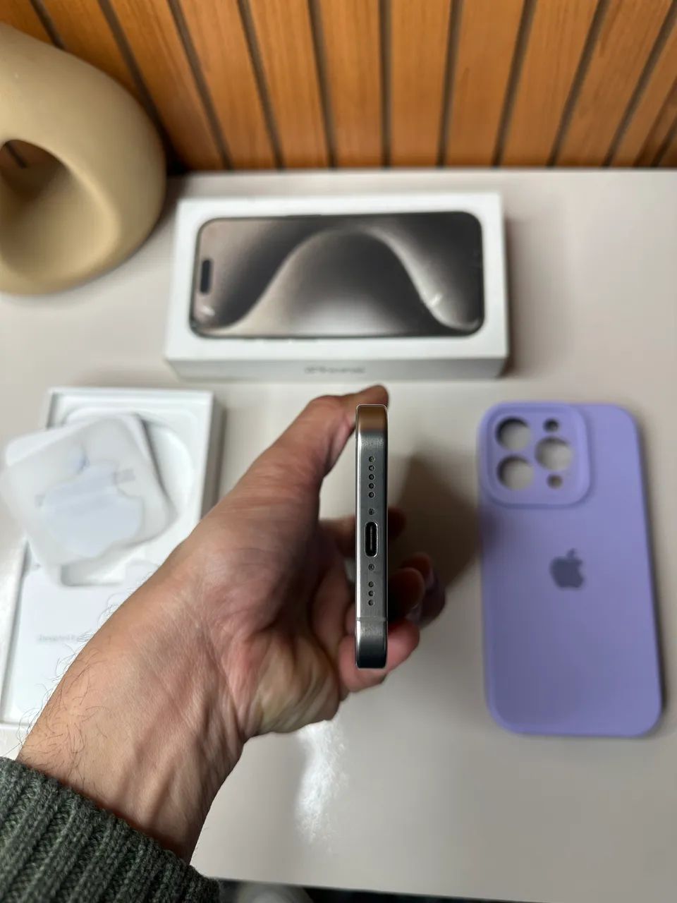 iPhone 15 pro 128Gb 81% de bateria todo original  - Foto 3