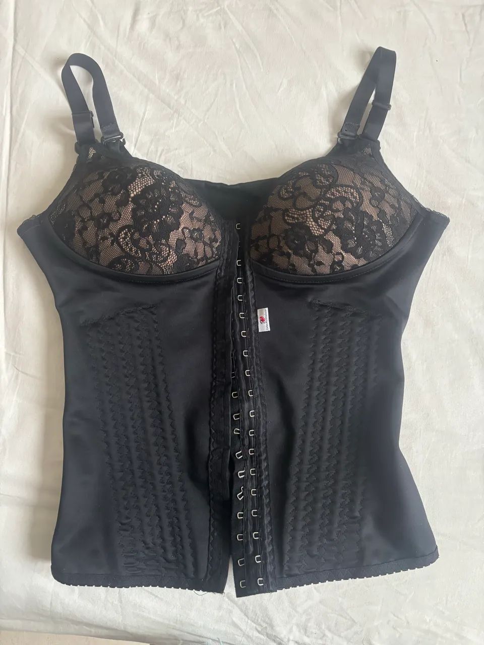 Cinta modeladora feminina 14 barbatanas nova