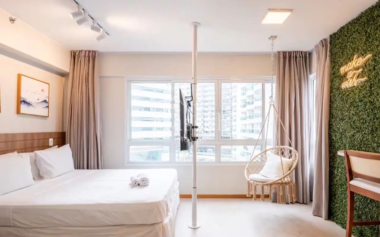 FLAT MOBILIADO DE 25,66 M² NO SAINT MORITZ HPLUS EXPRESS  ASA NORTE - Foto 2