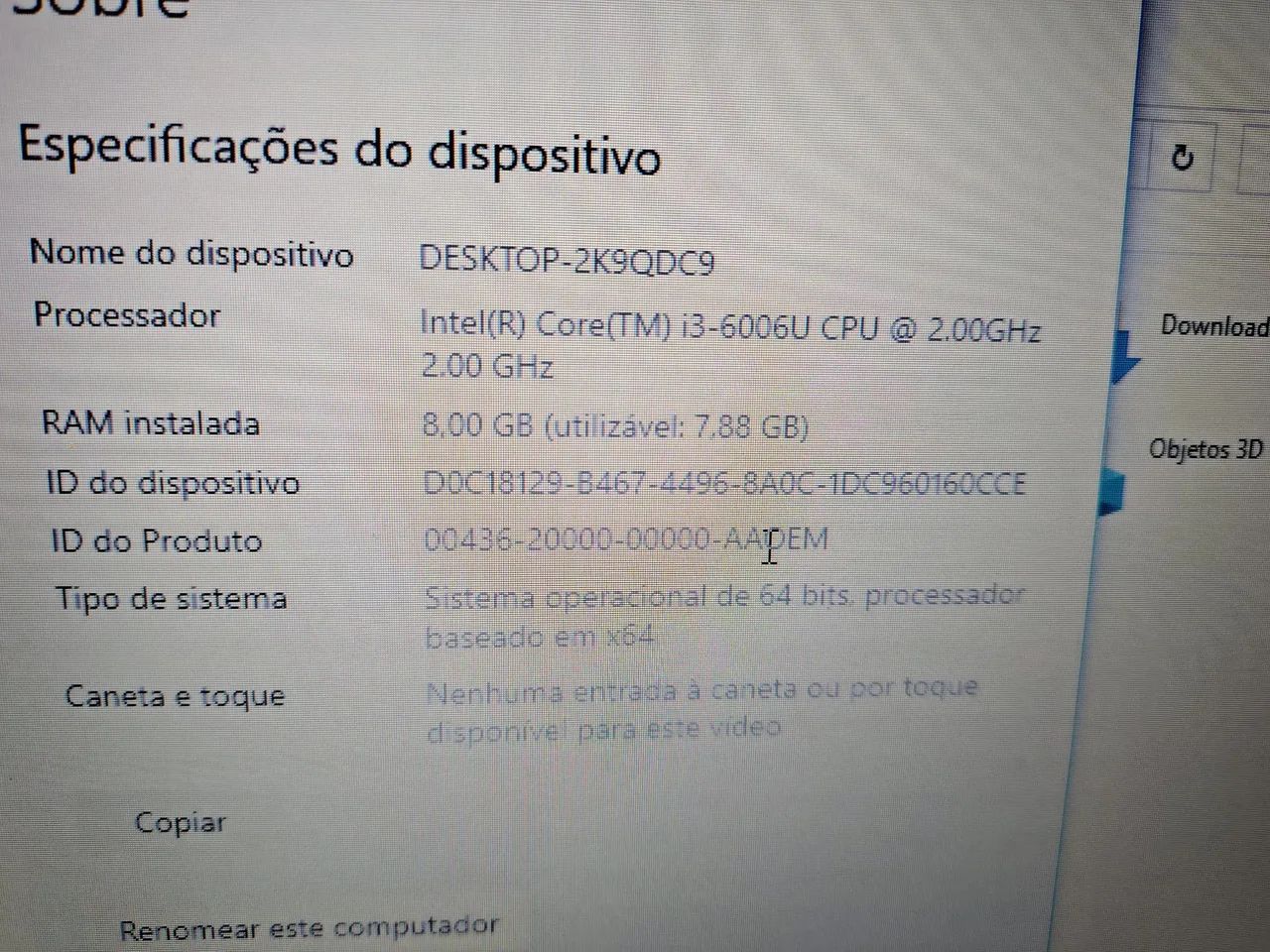 Notebook Dell Core i3 8GB 500GB Windows 10 - Foto 4