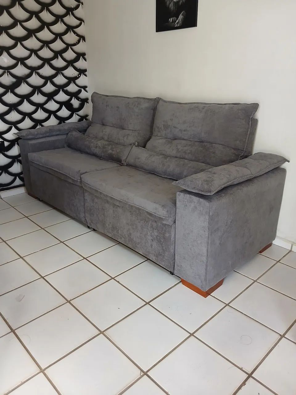 Sofa retrátil e reclinável 