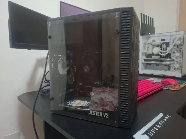 Gabinete PC Gamer AMD Ryzen 3 2200G, DDR4 16gb, SSD 128 + HD 500 Lindo e Impecável - Foto 3
