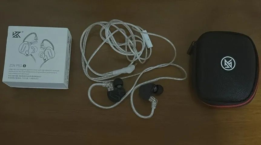 Fone De Ouvido Kz Zsn Pro X Com Microfone Preto + Case - Foto 3