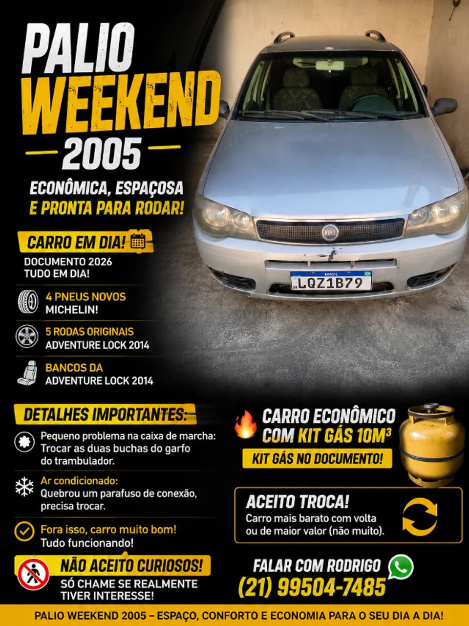 Fiat Palio Weekend ELX 1.3 MPI Flex 8V 4P 2005