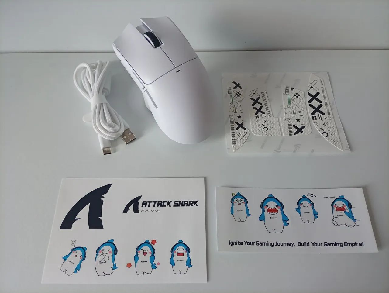 Mouse attack shark x11 / Novo e lacrado  - Foto 4
