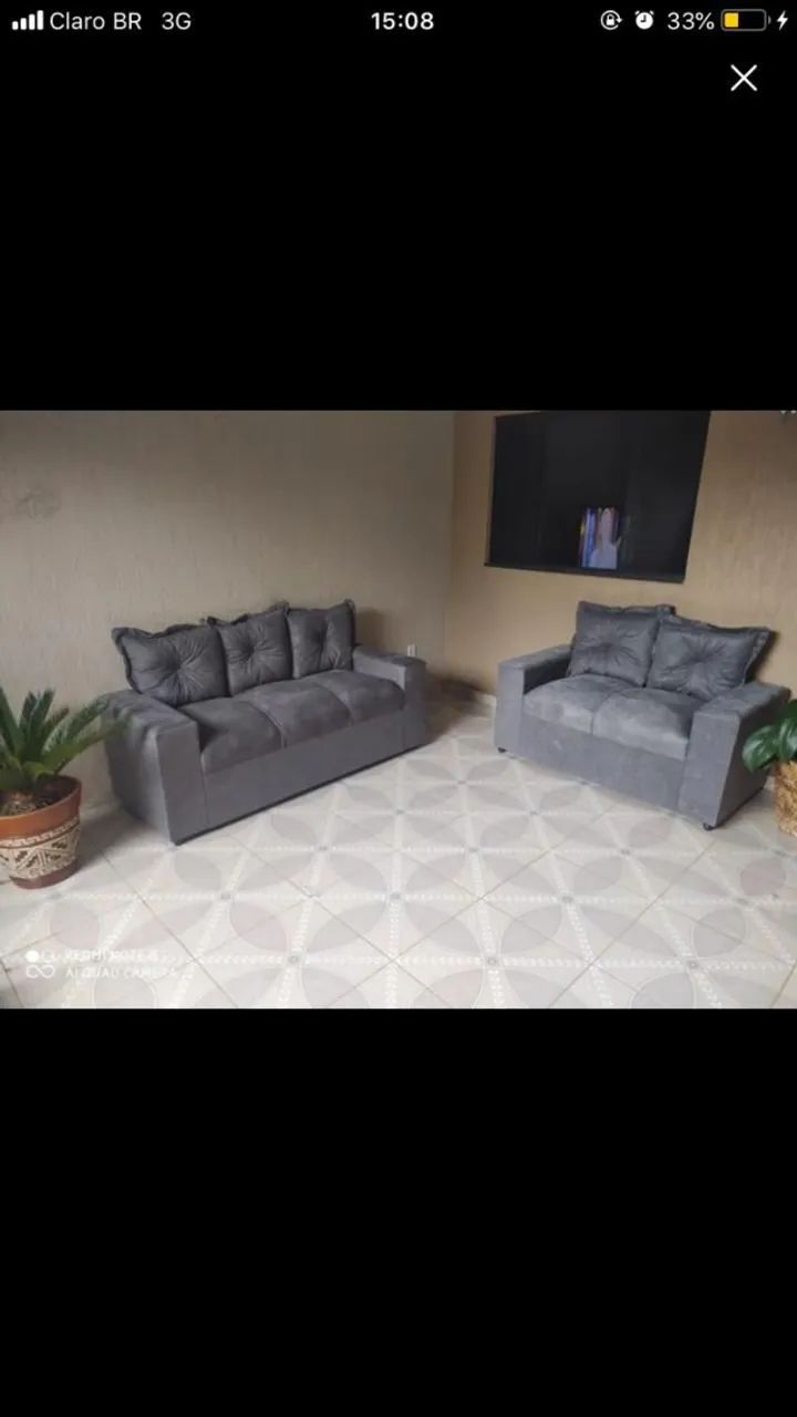 Sofá Milena 2 e 3 Lugares - Foto 5