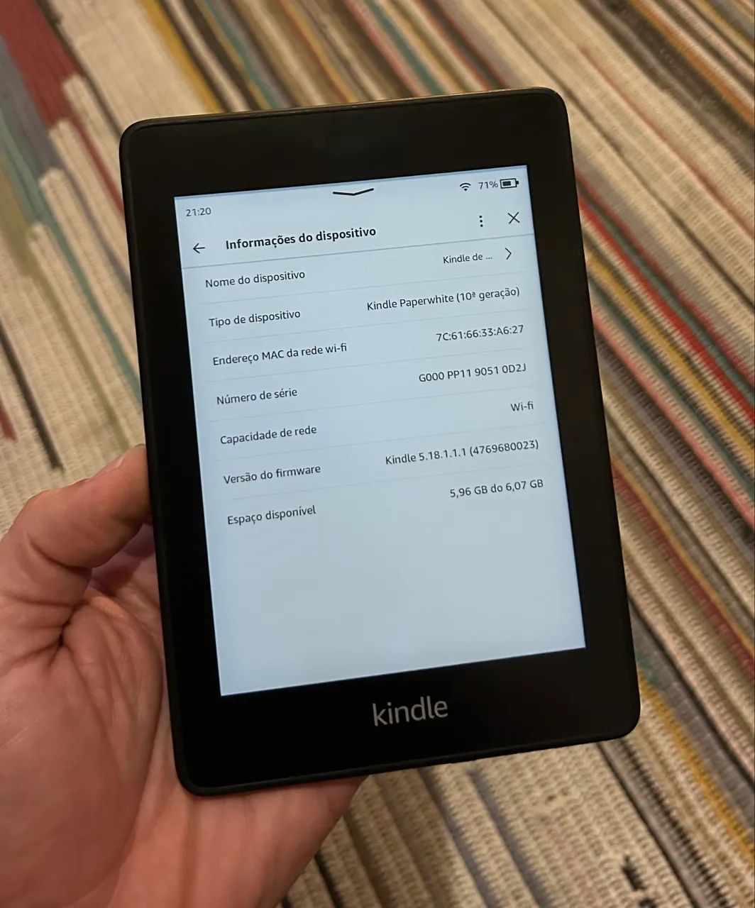 Kindle Paperwhite 10ª geração  - Foto 3