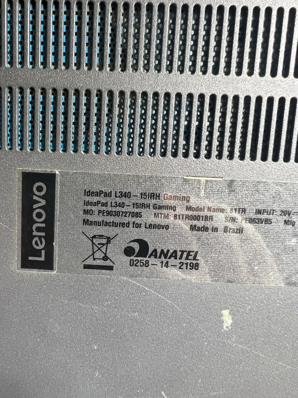 Lenovo ideapad l340 gaming carcaça teclado  - Foto 5