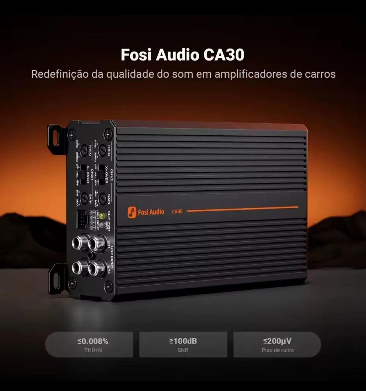 Amplificador Fosi Áudio CA30 - Foto 3