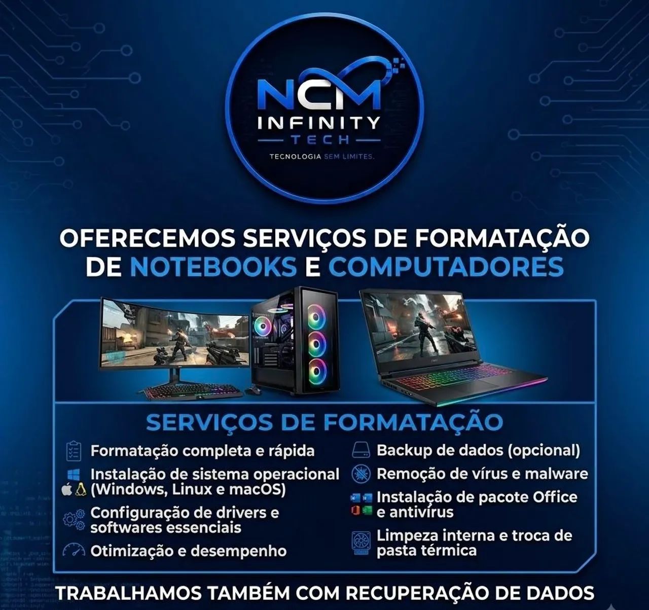 Formatação e manutenção 