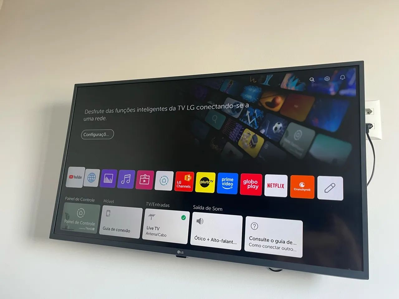 43 polegadas LG Smartv Bhuetooth  oportunidade