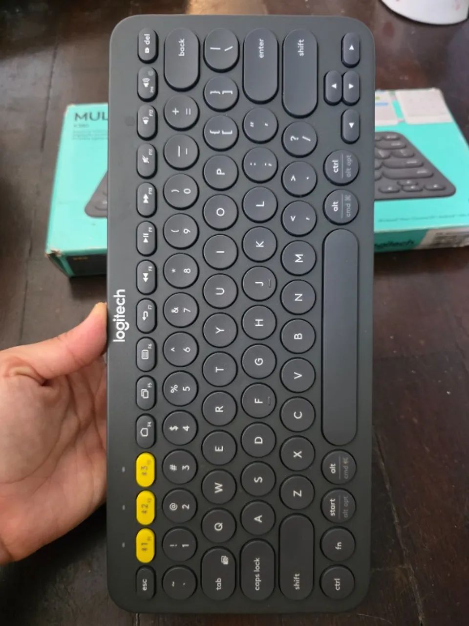 Teclado wireless portátil logitech - Foto 3