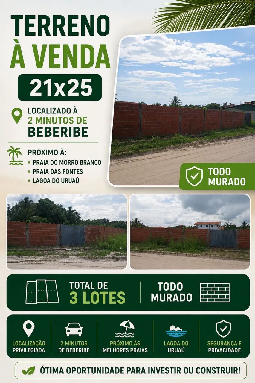 Terreno em beberibe 