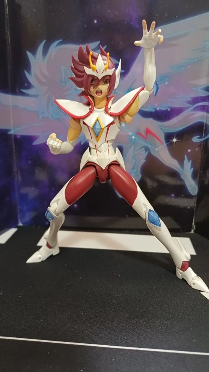 Kouga de Pégaso Cavaleiros do Zodiaco SHF SH Figuarts - Foto 2