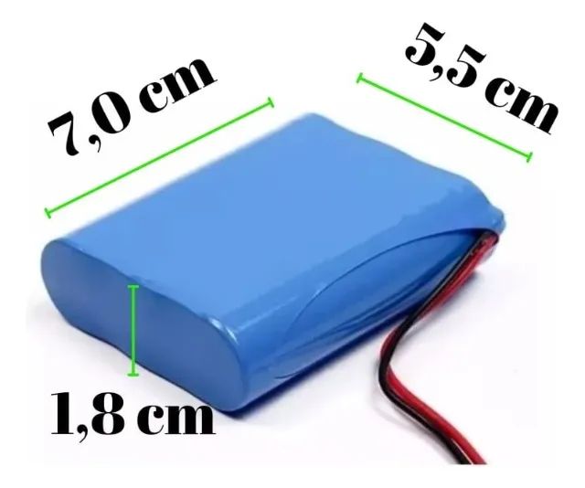 Kit Placa De Carregamento + Bateria 12v - 2450mah Sem Bms - Foto 3