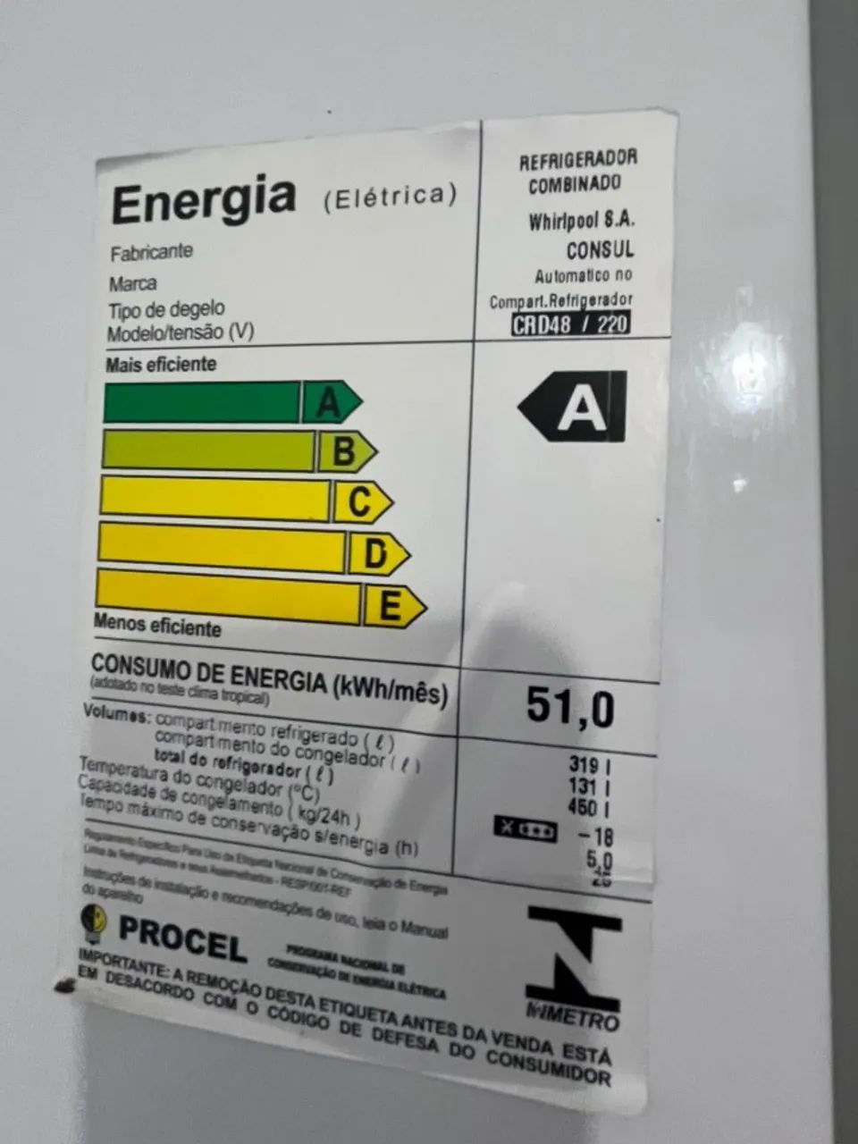 Geladeira Consul usada - Foto 3