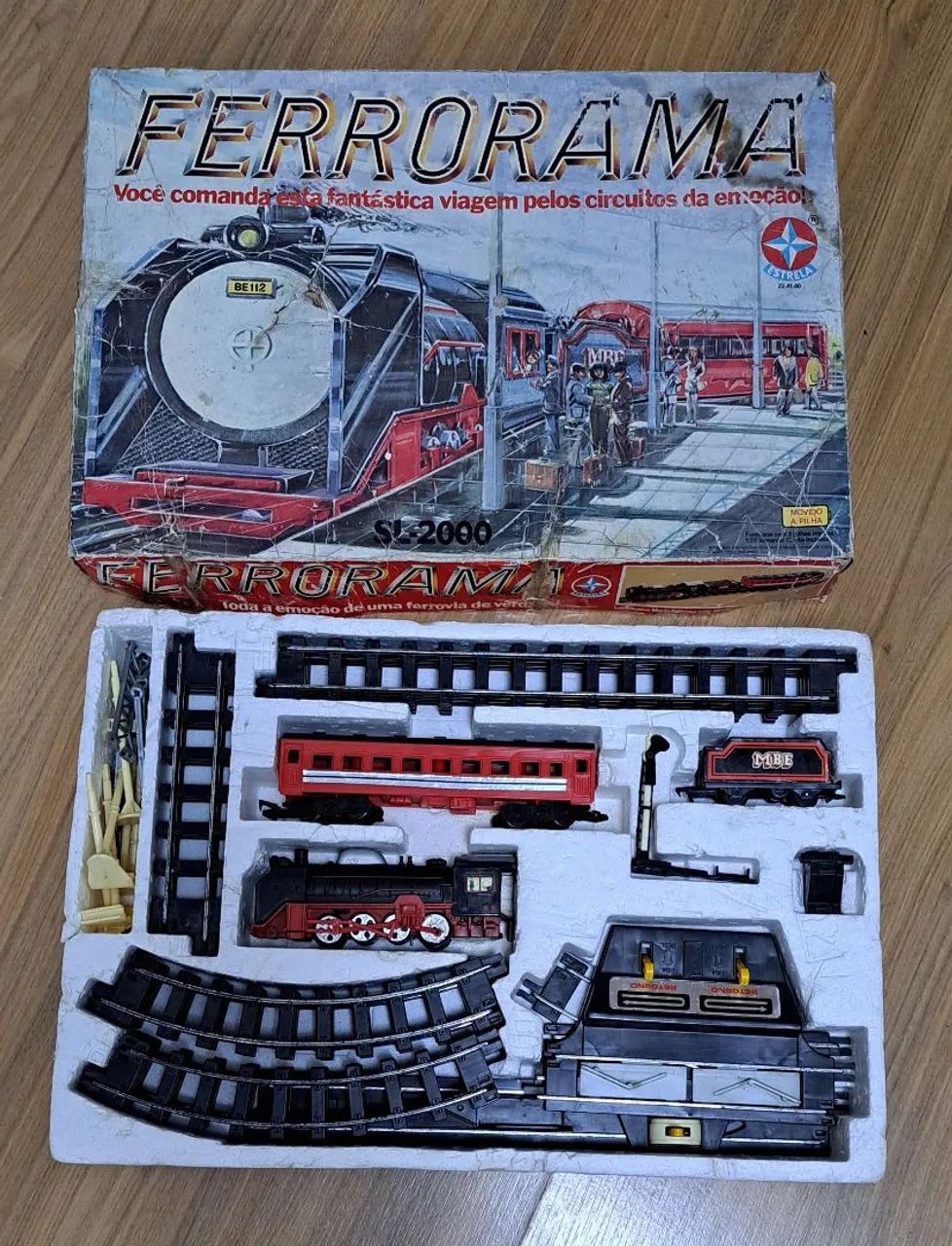Antigo ferrorama SL 2000 Brinquedos Estrela