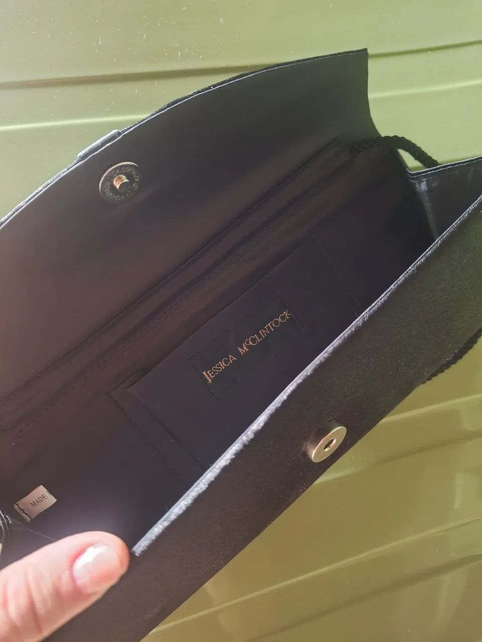 Bolsa de mão preta - Foto 2