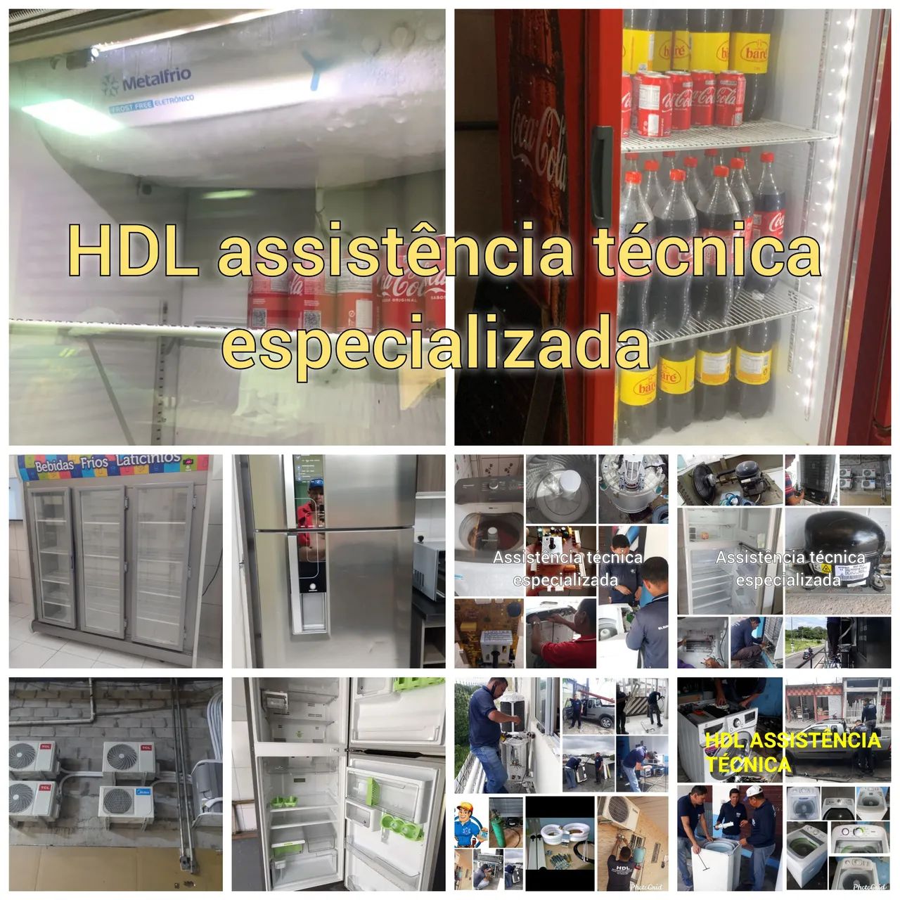 Conserto de geladeiras e expositores