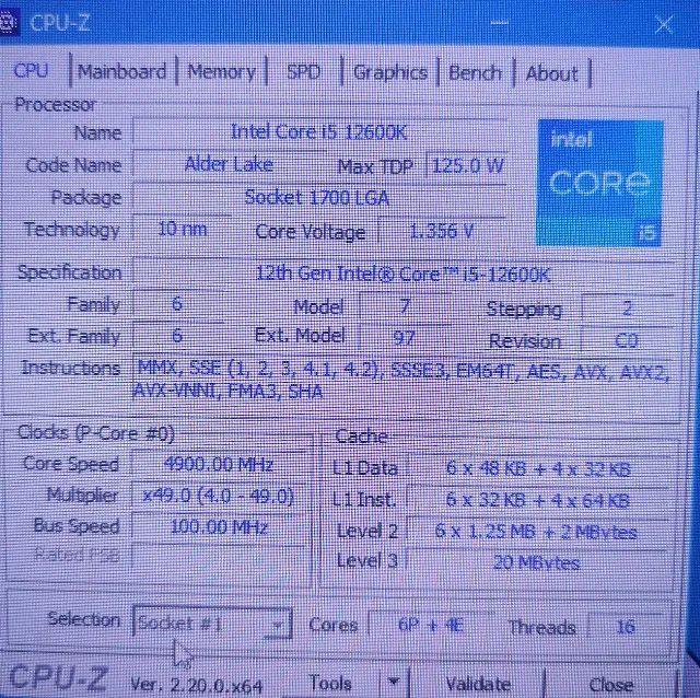 Processador Intel Core i5-12600K LGA 1700 - Foto 3