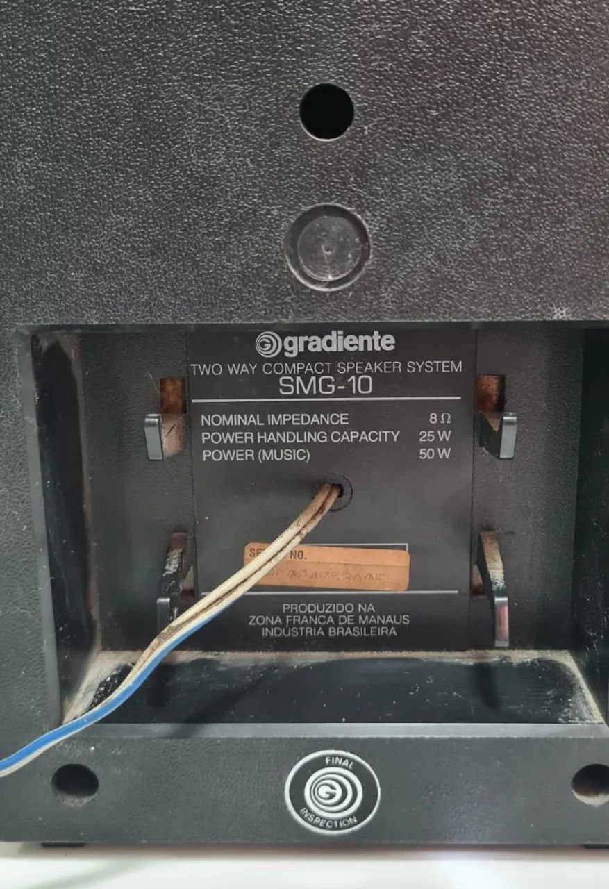Par de Caixas de Som Gradiente SMG-10 Funcionando - Foto 4