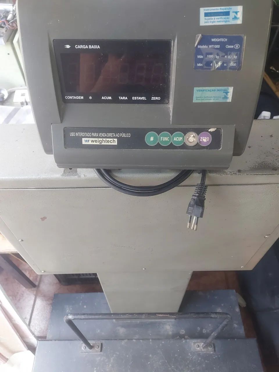 Balança industrial até 1000kg