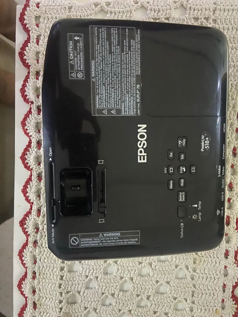 Projetor Epson PowerLite S18+ - Foto 6