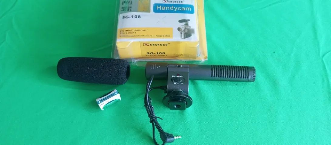 Microfone profissional shenggu sg-108 stereo - Foto 3