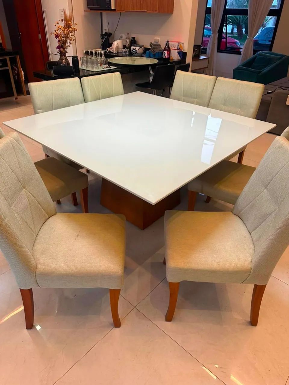 Mesa com 8 cadeiras - Foto 2