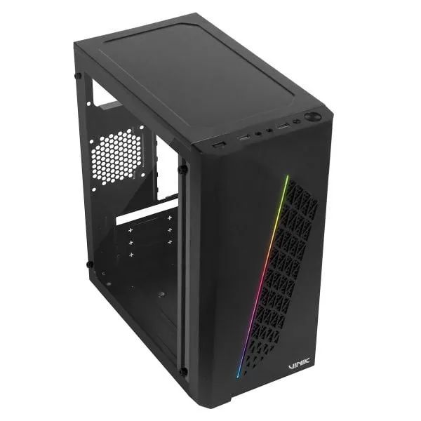 GABINETE GAMER VINIK BEAM PRETO LATERAL ACRILICO - GGBACBK NOVO LACRADO! - Foto 2
