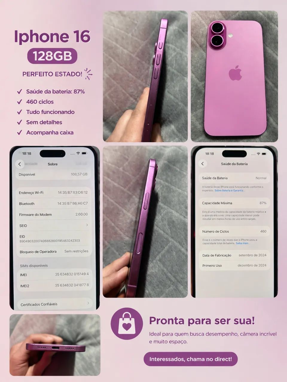 iPhone16 128gb