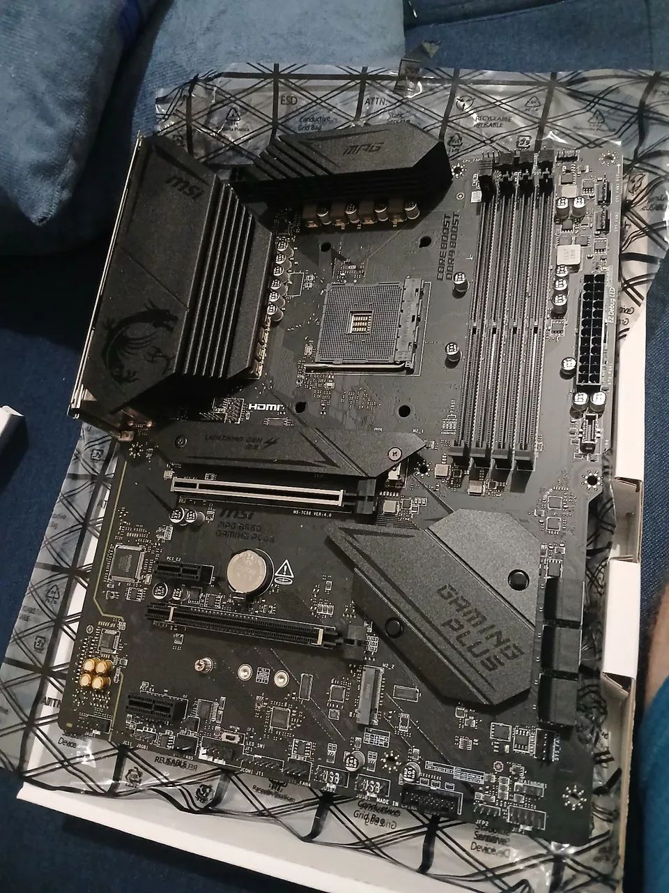 PLAMA Mae MSI B550 gaming plus nova. M4 AMD  - Foto 4