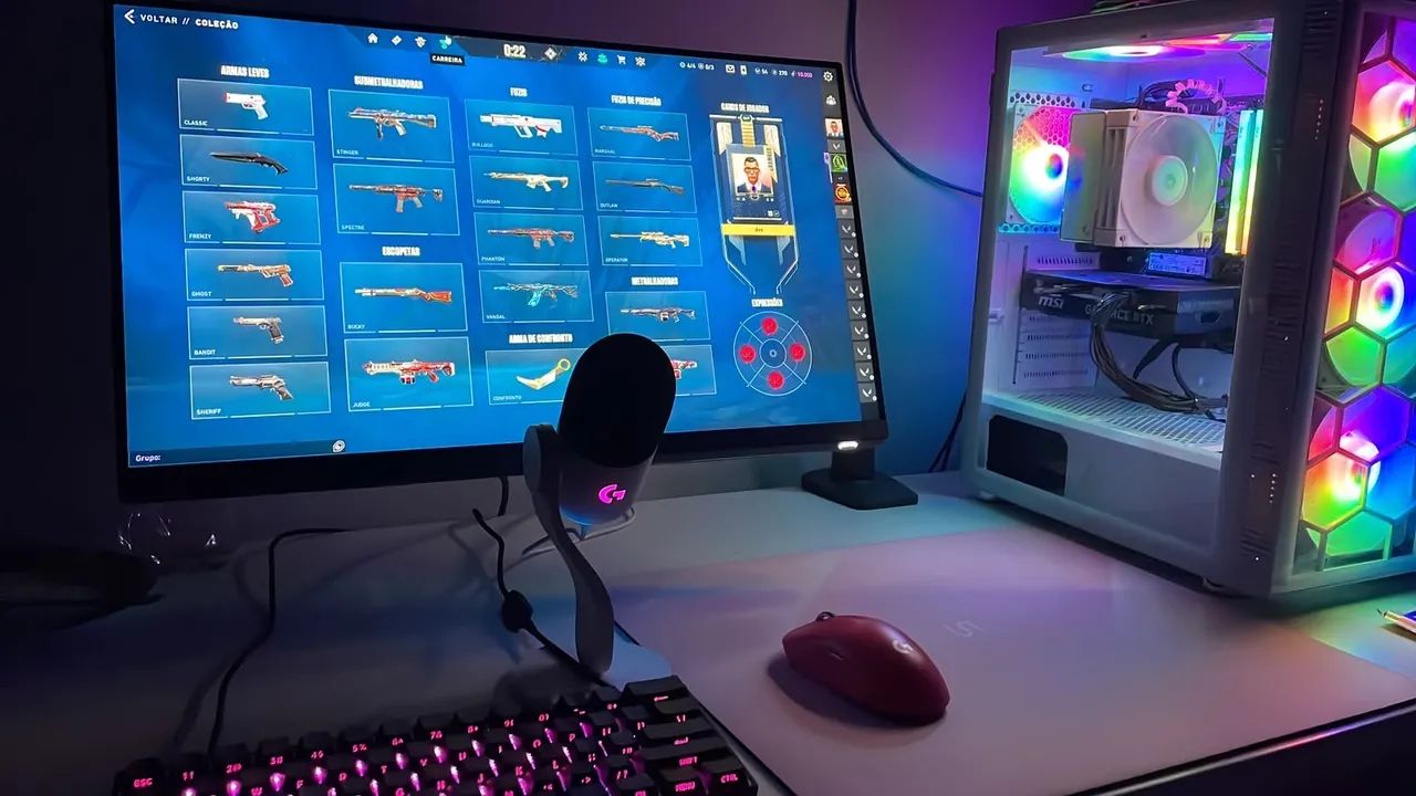 Microfone gamer 