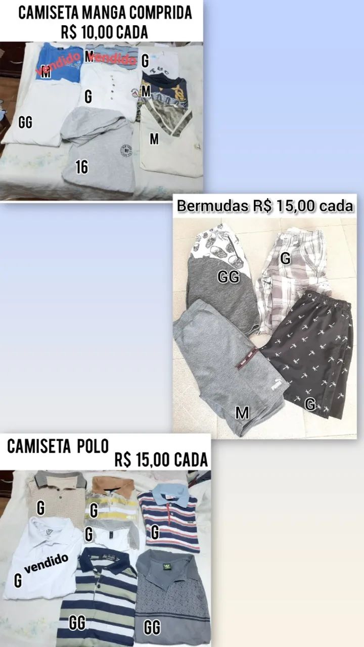 roupas masculinas - Foto 2