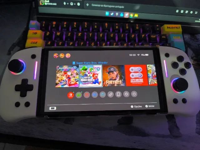 Nintendo Switch oled + Acessorios - Foto 4