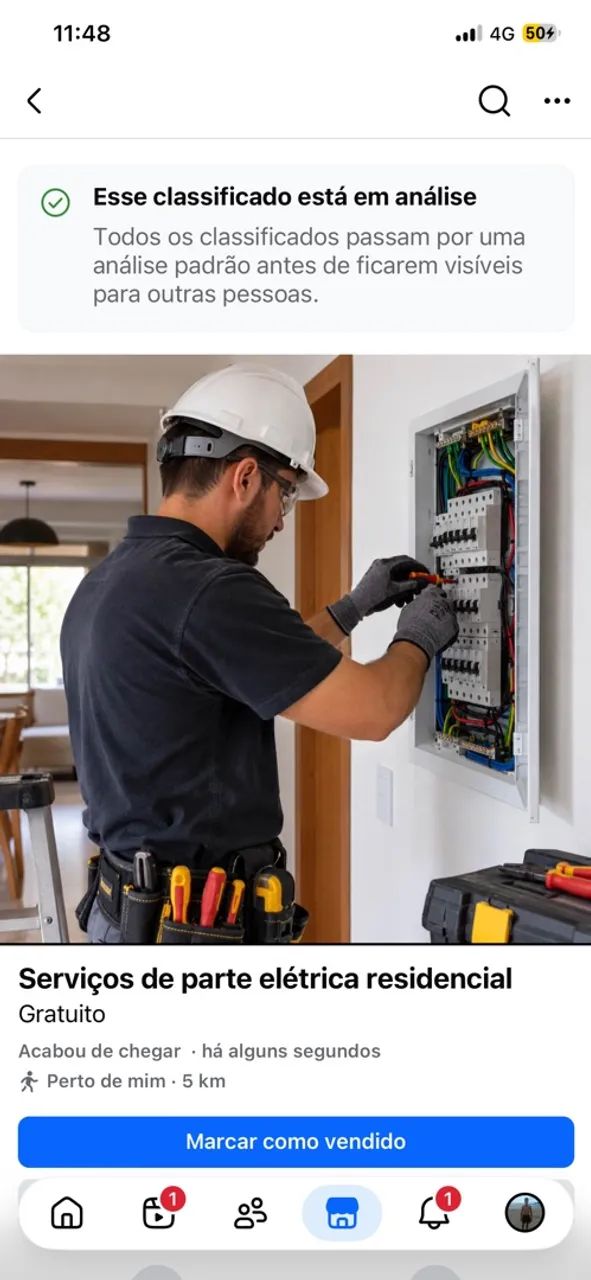 Serviços de parte elétrica residencial