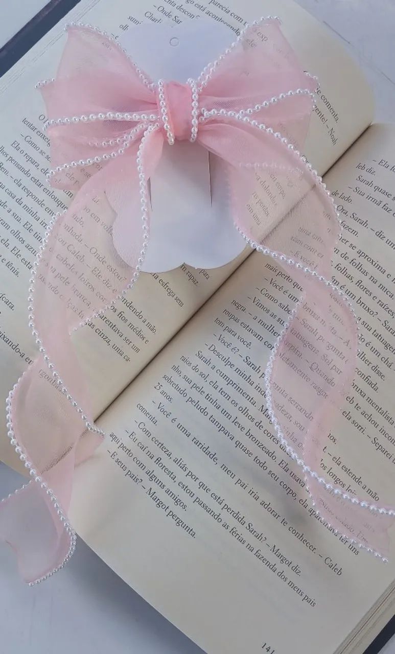 Laço longo princesa rosa - Foto 2