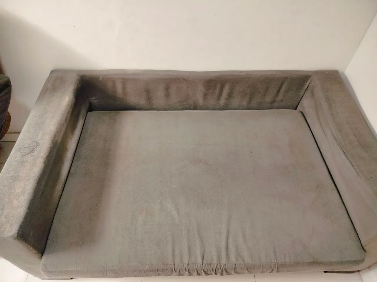 Sofá cama com estrutura bem conservada (entrego) - Foto 2