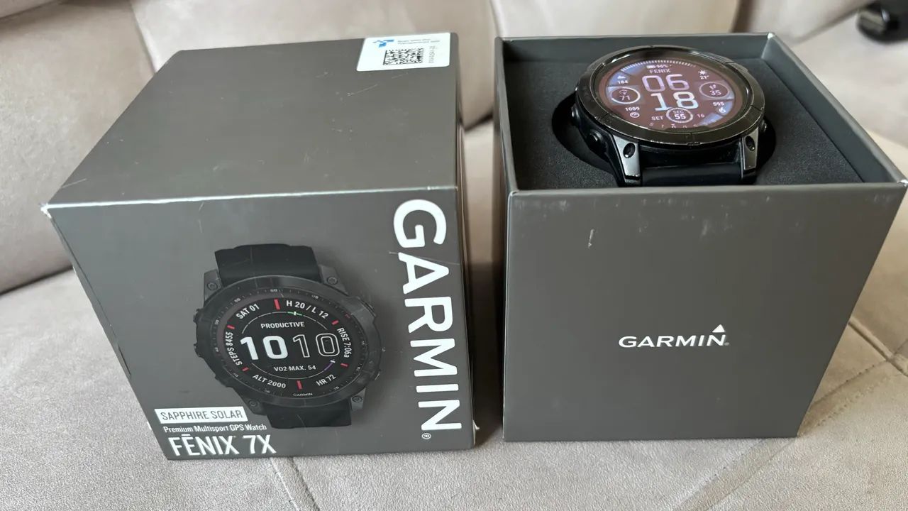 Garmin Fênix 7x Sapphire Solar
