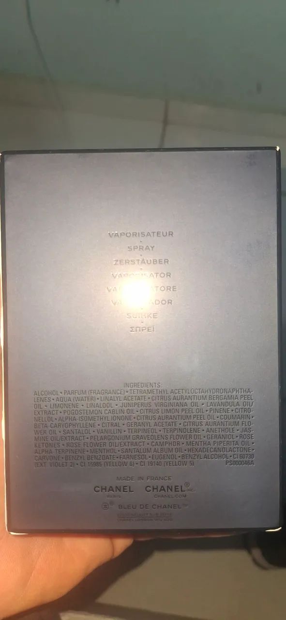 Perfume Bleu de Chanell direto da França de 150ml  - Foto 3