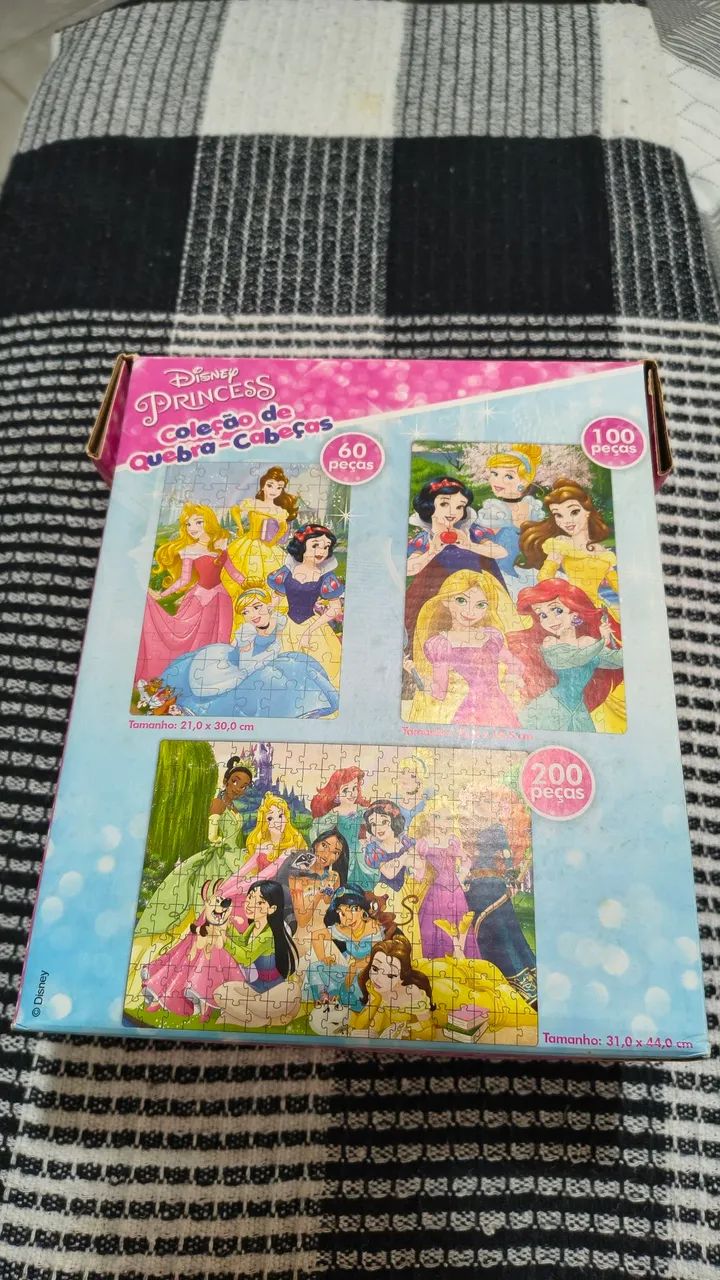 Conjunto de Quebra-cabeças Princesas Disney  - Foto 2
